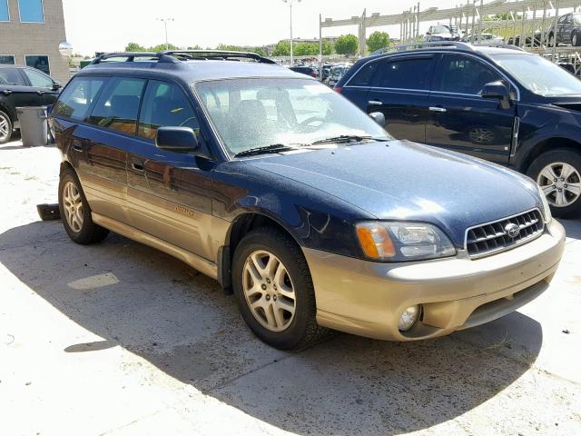 4S3BH675147642763 - 2004 SUBARU LEGACY OUT BLUE photo 1