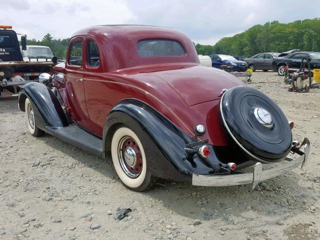 26111653 - 1935 PLYMOUTH COUPE MAROON photo 3