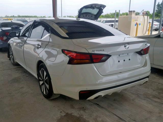 1N4BL4EV3KC109121 - 2019 NISSAN ALTIMA SL WHITE photo 3