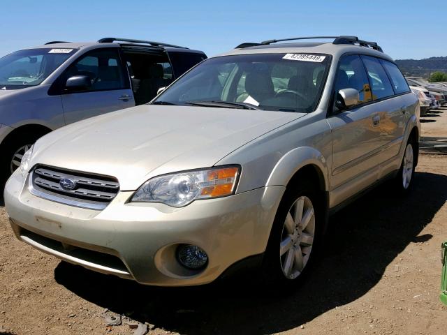 4S4BP62C377304080 - 2007 SUBARU OUTBACK OU GOLD photo 2