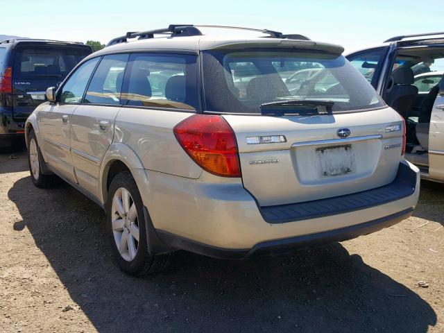 4S4BP62C377304080 - 2007 SUBARU OUTBACK OU GOLD photo 3