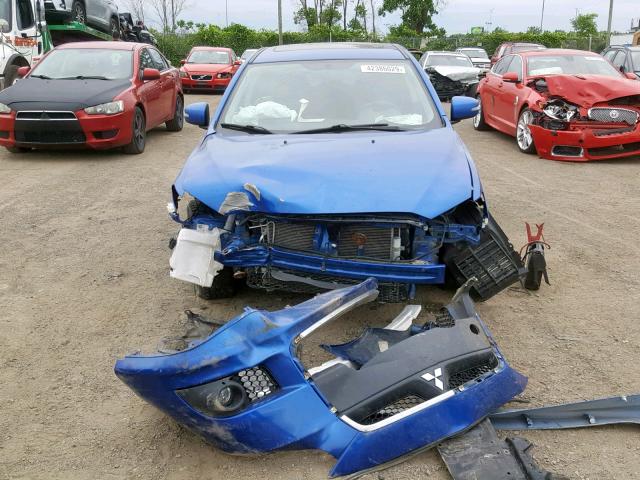 JA32U2FU2FU603194 - 2015 MITSUBISHI LANCER ES BLUE photo 9