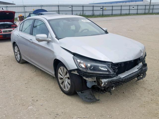 1HGCR2F82FA152376 - 2015 HONDA ACCORD EXL SILVER photo 1