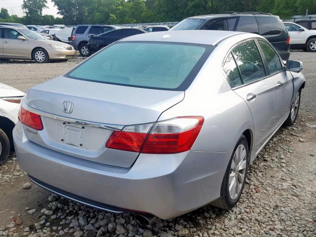 1HGCR2F82FA152376 - 2015 HONDA ACCORD EXL SILVER photo 4