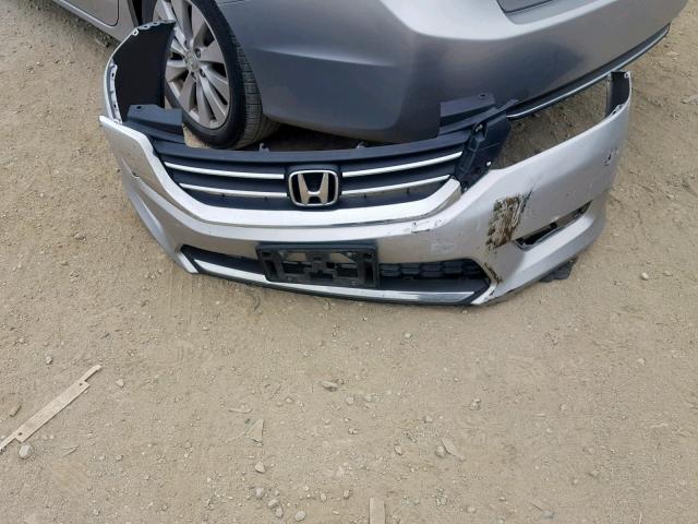 1HGCR2F82FA152376 - 2015 HONDA ACCORD EXL SILVER photo 9