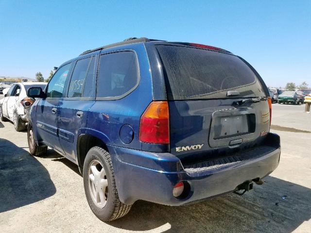 1GKDS13S642361763 - 2004 GMC ENVOY BLUE photo 3