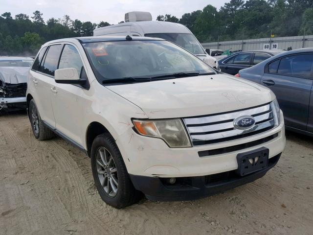 2FMDK38C18BA97825 - 2008 FORD EDGE SEL WHITE photo 1