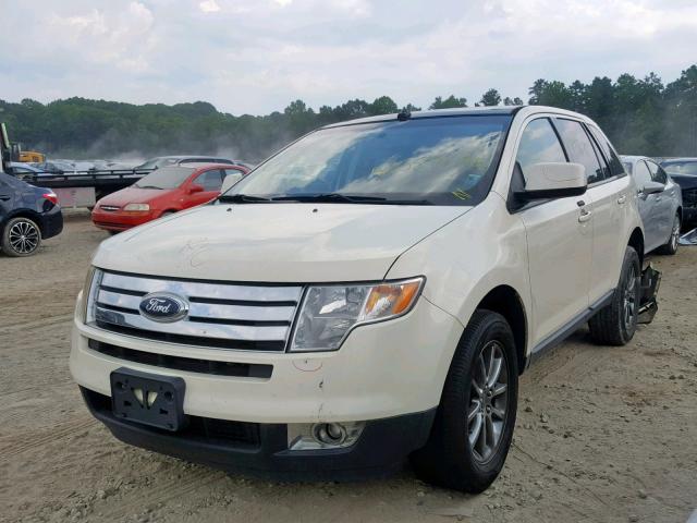 2FMDK38C18BA97825 - 2008 FORD EDGE SEL WHITE photo 2