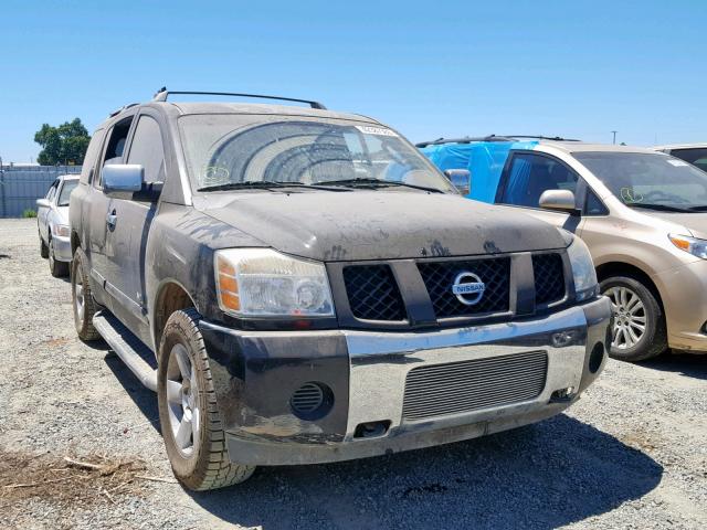 5N1AA08BX6N721117 - 2006 NISSAN ARMADA SE BLACK photo 1