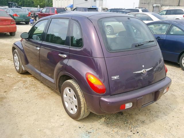 3C4FY48B15T603663 - 2005 CHRYSLER PT CRUISER PURPLE photo 3