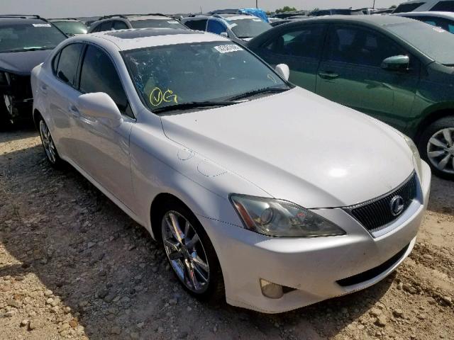 JTHBK262385078941 - 2008 LEXUS IS 250 WHITE photo 1