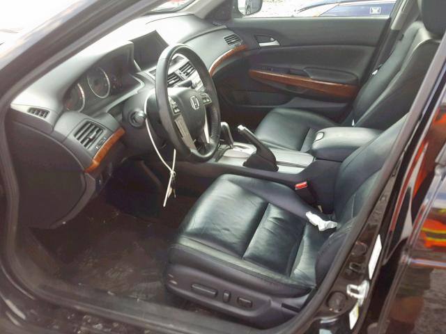 1HGCP3F81BA019419 - 2011 HONDA ACCORD EXL BLACK photo 5