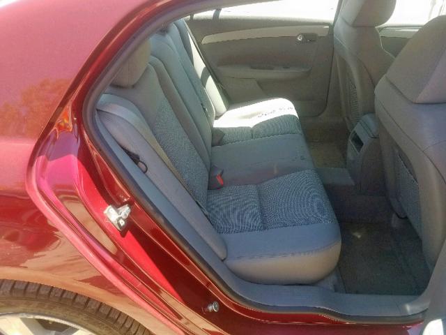 1G1ZC5E13BF339941 - 2011 CHEVROLET MALIBU 1LT 红色 照片 6