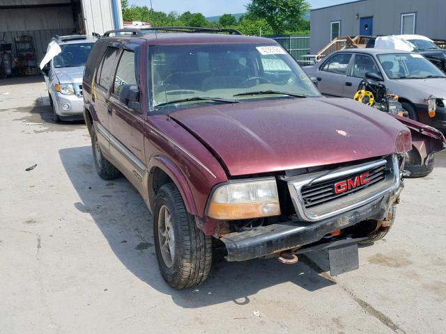 1GKDT13W7Y2188910 - 2000 GMC JIMMY / EN MAROON photo 1