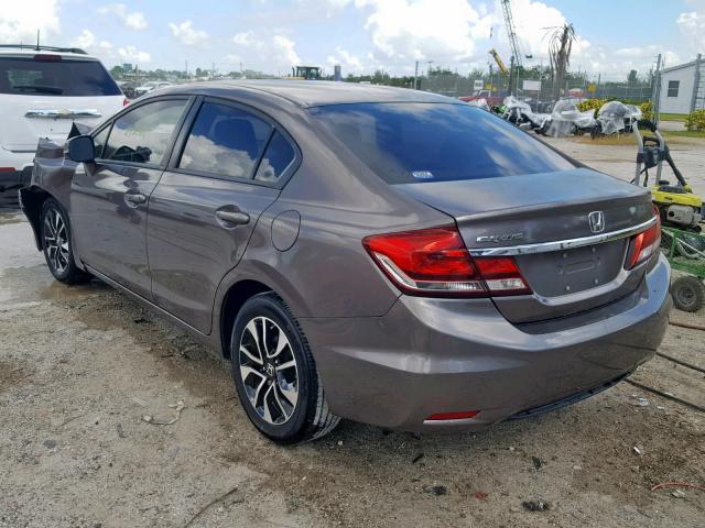 2HGFB2F94DH534580 - 2013 HONDA CIVIC EXL GRAY photo 3