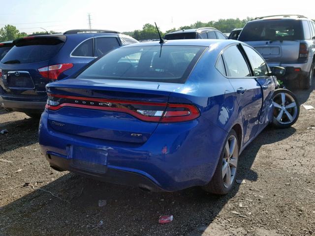 1C3CDFCB5DD327899 - 2013 DODGE DART LIMIT BLUE photo 4