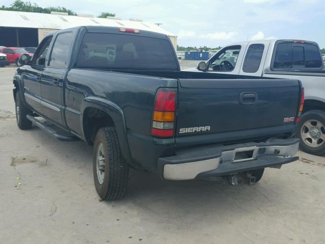 1GTHC23U45F881679 - 2005 GMC SIERRA C25 GREEN photo 3