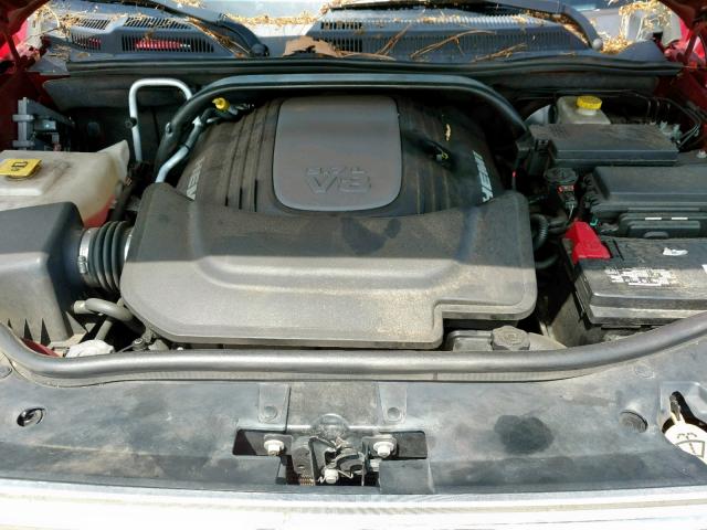 1J4RG4GT6AC114735 - 2010 JEEP COMMANDER წითელი ფოტო 7