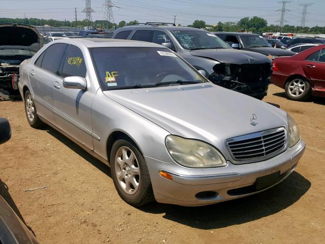 WDBNG75J82A225189 - 2002 MERCEDES-BENZ S 500 GRAY photo 1