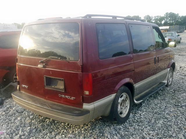 1GNDM19X04B116182 - 2004 CHEVROLET ASTRO BURGUNDY photo 4