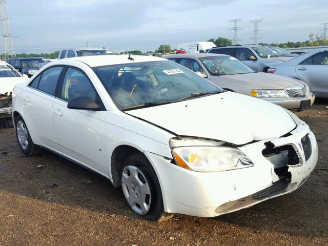 1G2ZF57B684181172 - 2008 PONTIAC G6 VALUE L WHITE photo 1