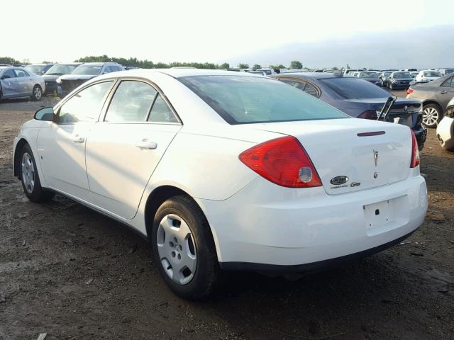 1G2ZF57B684181172 - 2008 PONTIAC G6 VALUE L WHITE photo 3