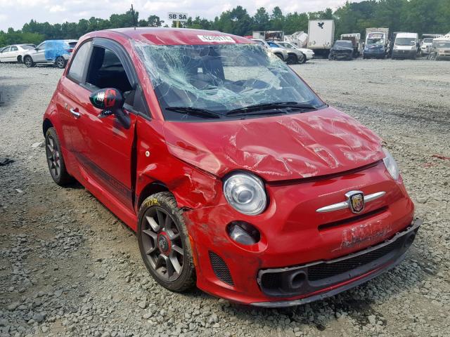 3C3CFFFH9FT690035 - 2015 FIAT 500 ABARTH RED photo 1