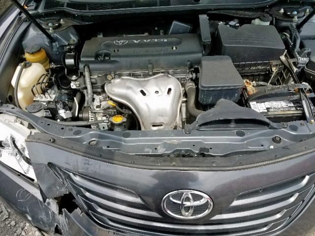 4T1BE46K47U706333 - 2007 TOYOTA CAMRY NEW GRAY photo 7