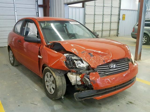 KMHCM36C18U094488 - 2008 HYUNDAI ACCENT GS ORANGE photo 1