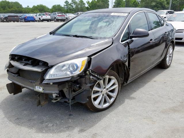 1G4PR5SKXC4192682 - 2012 BUICK VERANO CON BLACK photo 2