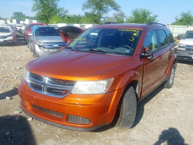 3D4PH1FG6BT518852 - 2011 DODGE JOURNEY MA ORANGE photo 2