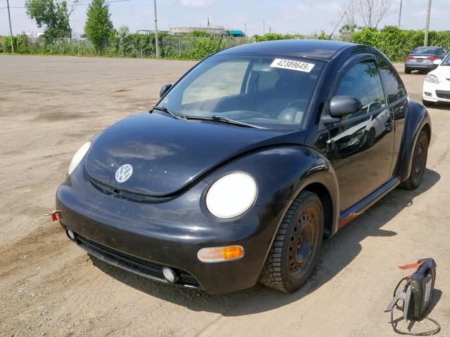 3VWBB61C7WM005150 - 1998 VOLKSWAGEN NEW BEETLE შავი ფოტო 2