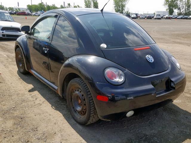 3VWBB61C7WM005150 - 1998 VOLKSWAGEN NEW BEETLE შავი ფოტო 3