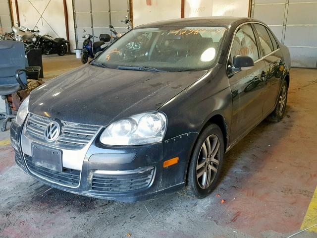 3VWST71K86M725230 - 2006 VOLKSWAGEN JETTA TDI BLACK photo 2