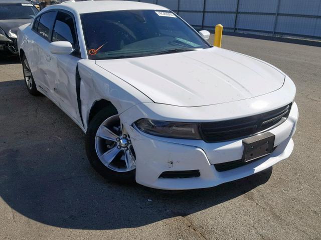 2C3CDXHGXJH162960 - 2018 DODGE CHARGER SX WHITE photo 1