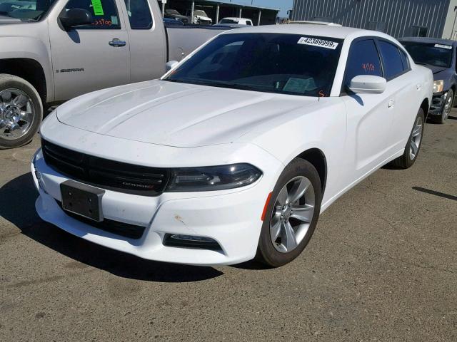 2C3CDXHGXJH162960 - 2018 DODGE CHARGER SX WHITE photo 2