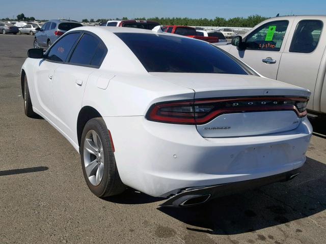 2C3CDXHGXJH162960 - 2018 DODGE CHARGER SX WHITE photo 3