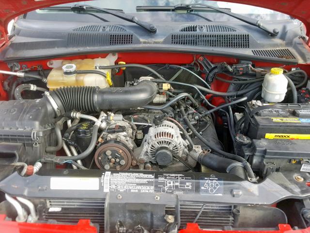 1J4GL48K65W524187 - 2005 JEEP LIBERTY SP RED photo 7