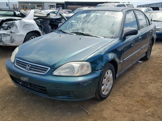 2HGEJ6616XH528073 - 1999 HONDA CIVIC BASE Yaşıl foto 2