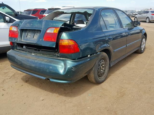 2HGEJ6616XH528073 - 1999 HONDA CIVIC BASE Yaşıl foto 4