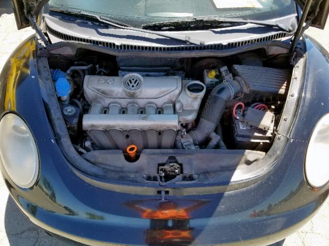 3VWPG31C48M501273 - 2008 VOLKSWAGEN NEW BEETLE შავი ფოტო 7