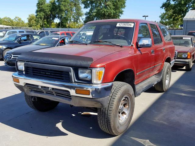 JT3VN39W0M8014511 - 1991 TOYOTA 4RUNNER VN RED photo 2