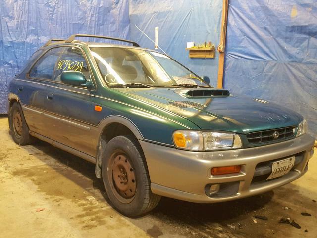 JF1GF48501G800140 - 2001 SUBARU IMPREZA OU GREEN photo 1