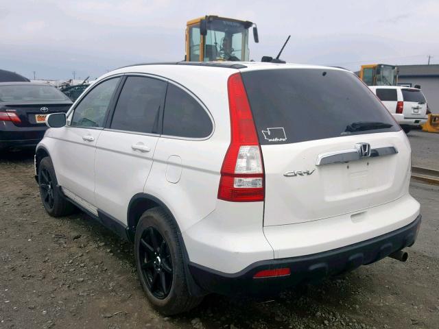 5J6RE48779L015831 - 2009 HONDA CR-V EXL WHITE photo 3