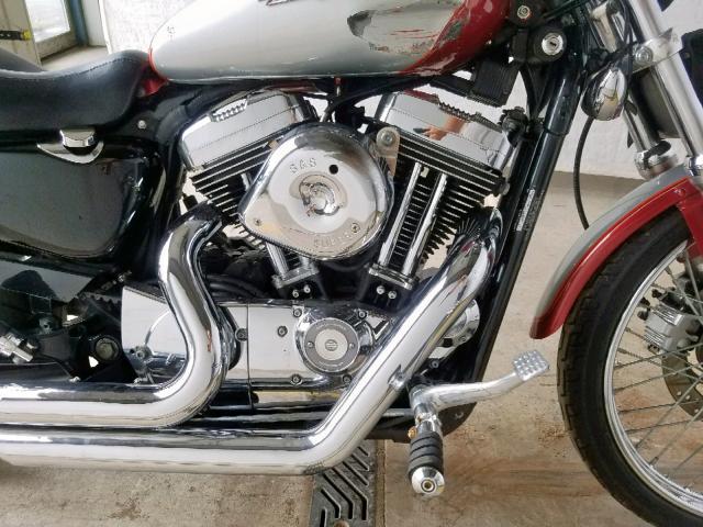 1HD1CGP184K404711 - 2004 HARLEY-DAVIDSON XL1200 C RED photo 7