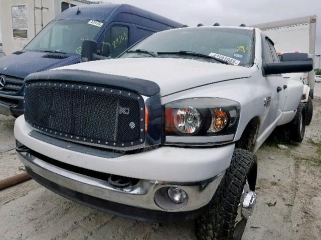 3D7MX48A58G154895 - 2008 DODGE RAM 3500 S WHITE photo 2