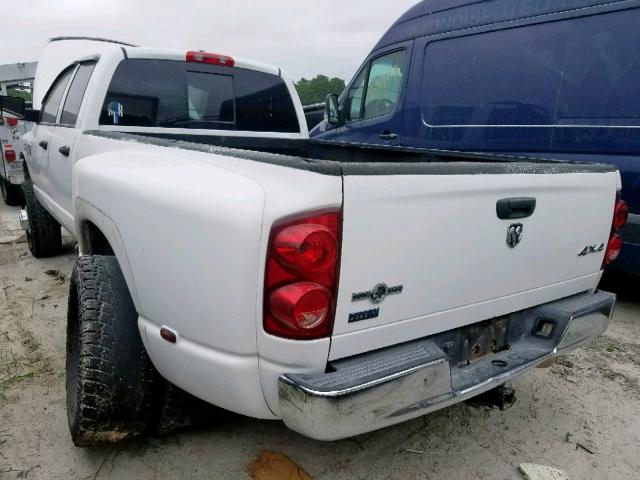 3D7MX48A58G154895 - 2008 DODGE RAM 3500 S WHITE photo 3