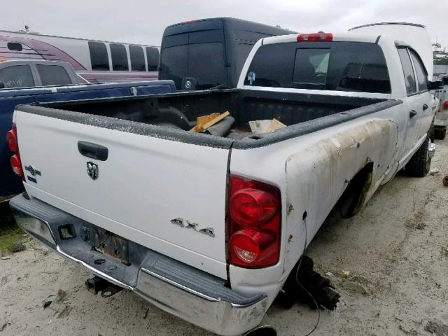 3D7MX48A58G154895 - 2008 DODGE RAM 3500 S WHITE photo 4