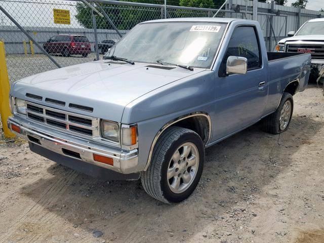 1N6SD11S9NC342956 - 1992 NISSAN TRUCK SHOR BLUE photo 2