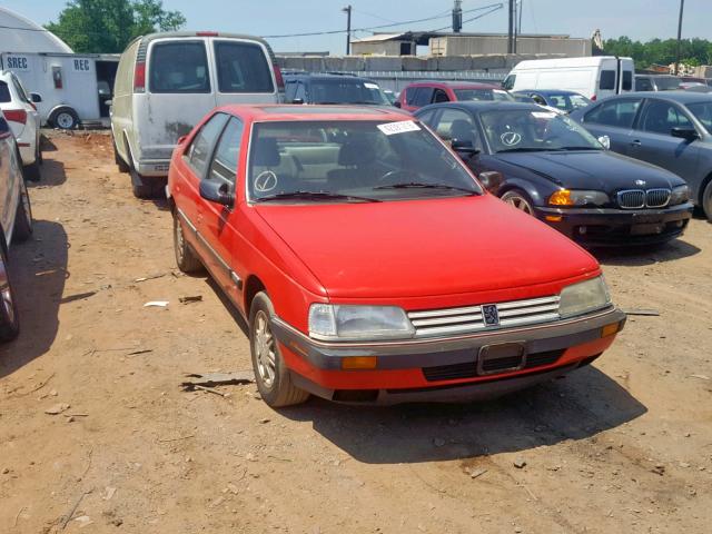 VF3DB1334NS521201 - 1992 PEUGEOT 405 MI16 RED photo 1